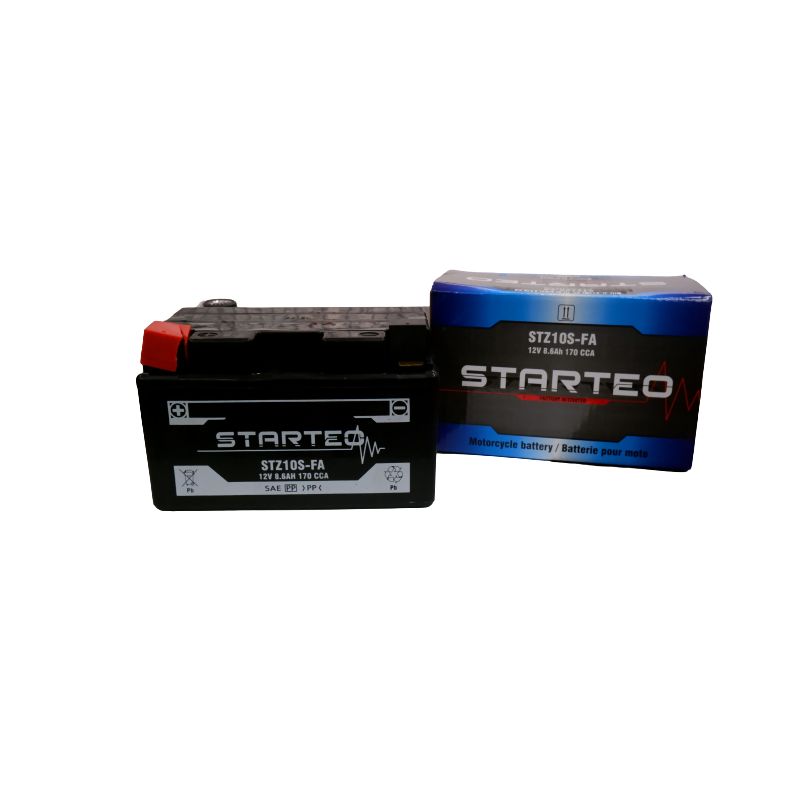 Batterie moto STARTEO STZ10S-FA : Puissance garantie