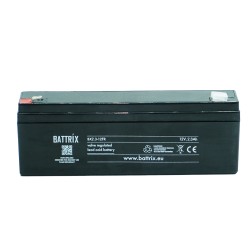 BATTERIE ETANCHE BATTRIX 12V 2,3AH - FLAMME RETARDANTE