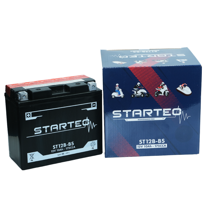 STARTEO MOTO YT12B-BS / YT12B-4 12V 10AH