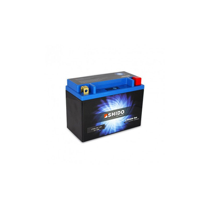 Batterie moto lithium 12v Ion SHIDO LT12A-BS Sans Entretien