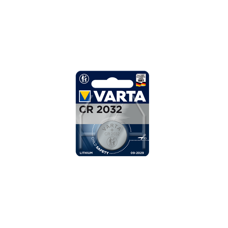 Piles bouton lithium CR2032 (x2) Varta